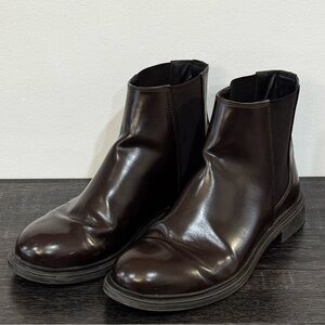 Zara Men's Dark Brown Chelsea Boots
